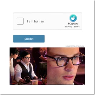 Clark Kent Captcha Meme (Smallville) Posters and Art